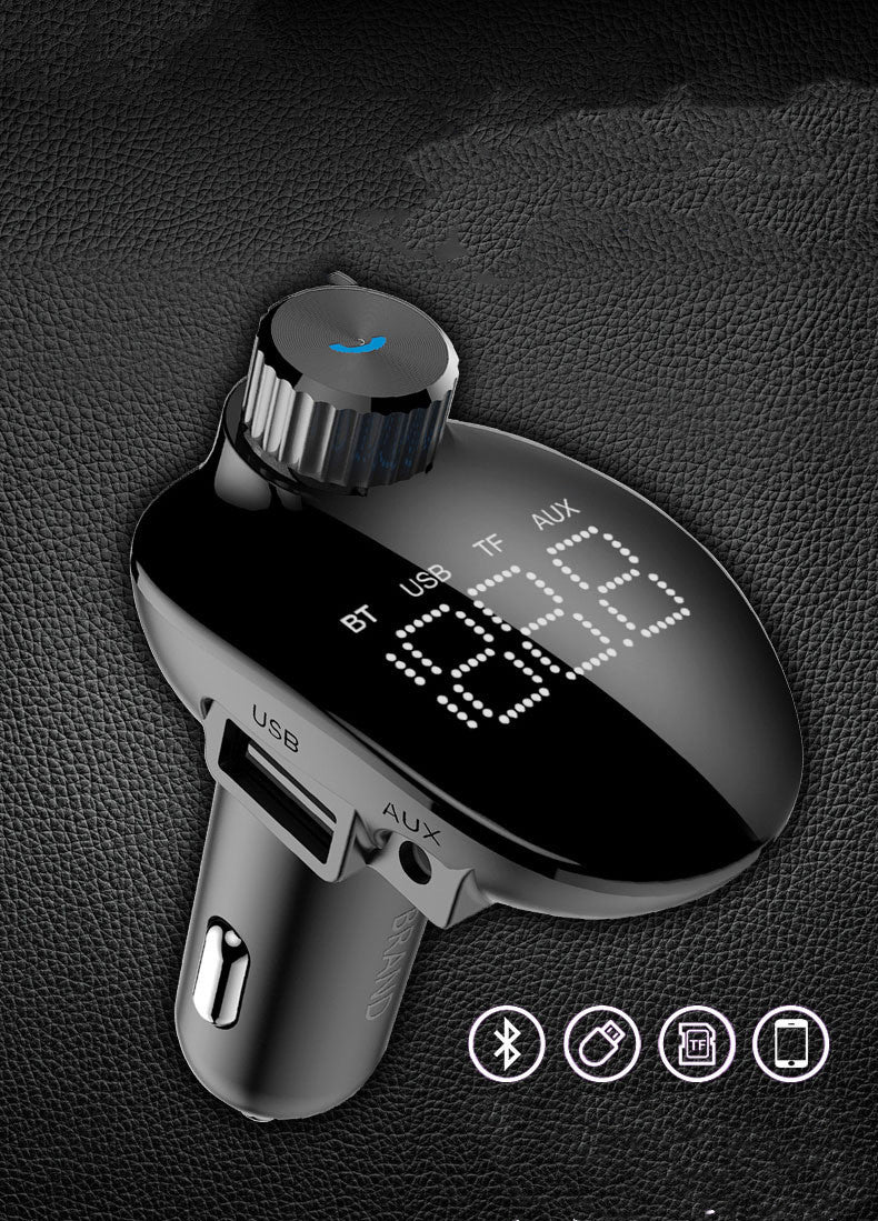 B15 Car Bluetooth MP3 Player Dual USB Smart Bluetooth Car Charger Fast Charge