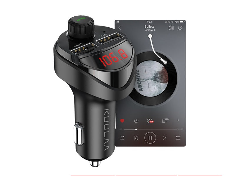 Dual Usb Digital Display Car Charger, Car Cigarette Lighter, Car Charger