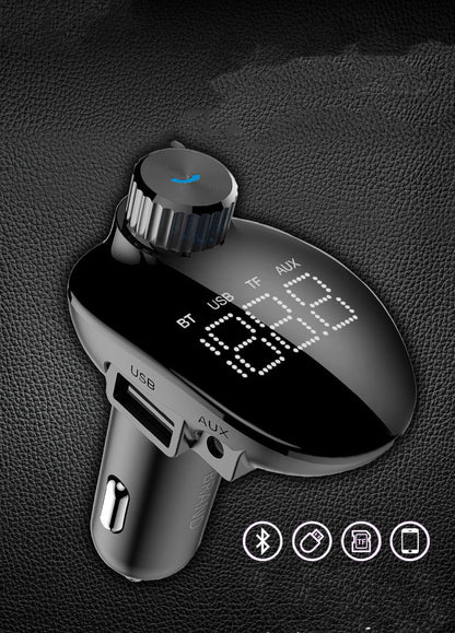 B15 Car Bluetooth MP3 Player Dual USB Smart Bluetooth Car Charger Fast Charge