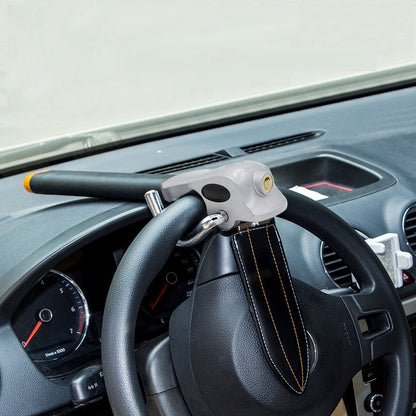 Motor Steering Wheel Lock Car Anti-theft Universal Car Lock Thickened Copper Core Alarm